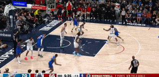 一攻一防打停雷霆！小卡大帽阿隆-维金斯 反击快下接球单臂放篮