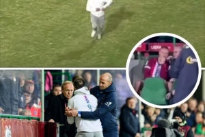 太阳报：在挪威和摩尔多瓦的比赛中，一球迷试图冲入球场找哈兰德