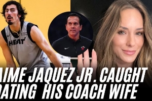 美网友称小海梅恋上斯波的38岁前妻还长期出轨热火啦啦队员？