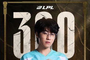 里程碑：Zhuo达成LPL300出场成就