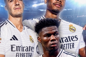 争冠不容有失，皇马官方晒本轮西甲海报：阿拉巴&琼阿梅尼出镜