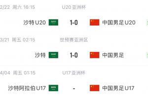 国字号三遇沙特！国少U17亚洲杯首战对阵沙特，此前国足&国青均负