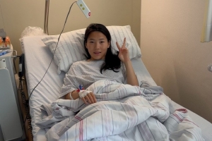 沈梦露社媒晒接受韧带修复手术照：不惧、无畏、归来毅然