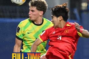 U17亚洲杯：越南1-1逼平澳大利亚，手抛球战术→小角度抽射扳平