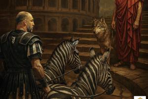 意甲发布海报：拉涅利携红狼在斗兽场迎战驾斑马前来挑战的图多尔