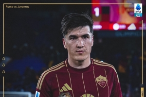 替补登场扳平比分！官方：肖穆罗多夫当选罗马1-1尤文全场最佳