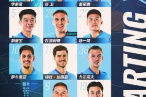 深圳新鹏城客战山东泰山首发阵容出炉！