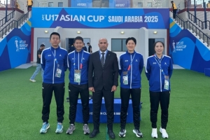 官方：董方雨、金京元等中国裁判执法U17亚洲杯1/4决赛