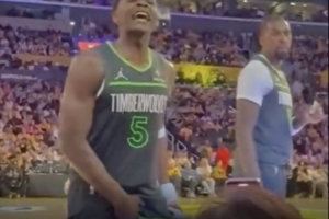 华子和湖人球迷对战：戈贝尔有3个亿 我的唧唧比你们的大