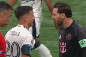 温哥华中场谈与梅西冲突：他为一次犯规生气，很投入比赛就会这样