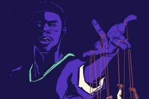 美漫画家赛湖人VS森林狼系列赛前2战漫画 华子、詹姆斯平分秋色