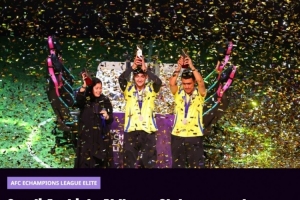 利雅得胜利夺得2025年亚足联电竞精英联赛冠军