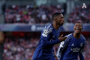 追平姆总！登贝莱单赛季欧冠8球3助参与11球 已追平巴黎队史纪录