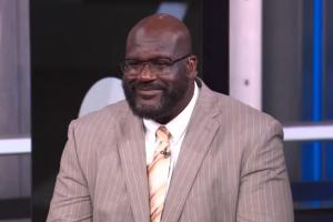 回旋！戈贝尔变大鲨鱼 奥尼尔在演播室被调侃化身乖巧小鱼干~