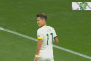 这球帅呆！林良铭穿裆过人+弧线球搓射远角破门，国安2-1反超海港