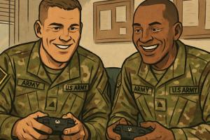 调查显示85%美国退伍军人服役期间用游戏缓解压力,射击类最受欢迎