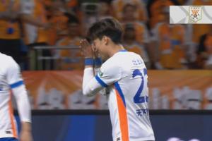 单骑闯关！谢文能开场10分钟断球反击+低射破门，泰山1-0领先