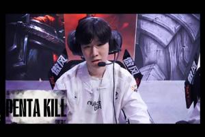 春风少年！Theshy狼母极限操作豪取五杀！这也是其生涯中的首个五杀