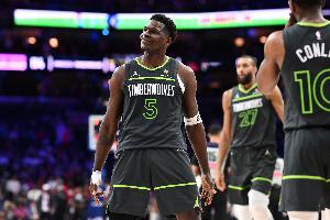 焦点之战！森林狼VS勇士G1首发：康利 华子 麦丹 兰德尔 戈贝尔