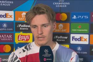 厄德高：输球是因为我们在禁区内的表现不够好，这个结果让人痛心