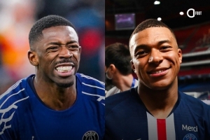 登贝莱单赛季欧冠参与12粒进球，超越姆巴佩创造巴黎队史纪录