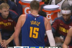 糟糕！约基奇半场5个失误：2次被断+1传球+1掩护规+两运