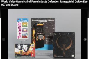 世界电子游戏名人堂2025入选作品：《电子宠物》《007黄金眼》等