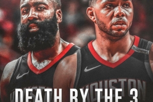 尴尬！掘金首节三分14中0追平季后赛历史纪录——火箭18西决抢七