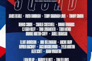 英格兰U21大名单：小贝林、恩瓦内里、埃利奥特、德拉普领衔