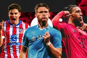 进球网评本赛季欧洲球队引援top20：姆巴佩若奥-内维斯奥利塞前三