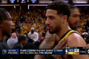 系列赛3-1晋级概率高达95.6% 此前283次出现仅13支球队实现翻盘