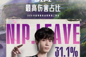 LPL第二赛段常规赛组内赛数据：Leave斩获最高伤害占比