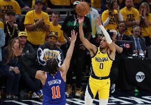 终结or来麦迪逊抢七？ESPN预测G6胜率：步行者59.6% 尼克斯40.4%