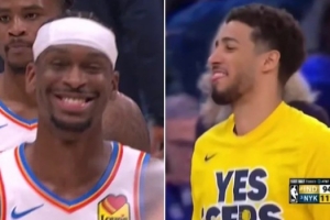 SGA与哈利伯顿都曾在失利后微笑离场 之后都率队进决赛！