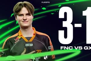 LEC赛果：Upset超神霞终结系列赛，FNC绅士横扫GX晋级