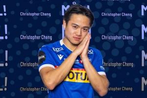 华裔球员郑泽彦挪超首发出战完成梅开二度，本赛季为球队绝对主力