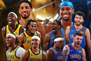 双方球员总决赛经验场次：雷霆仅卡鲁索6场 步行者三人共12场