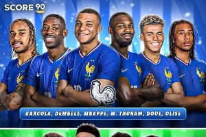 锋线哪家强？法国、巴西、西班牙、英格兰锋线配置PK