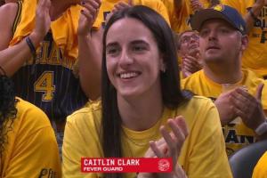 凯特琳-克拉克现身总决赛！此前她现场观看的步行者季后赛7胜0负