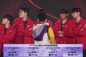 幸运值拉满！T1保持在釜山体育馆BO5全胜的战绩！