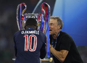 登贝莱金球？恩里克：不想谈个人奖项&还得继续努力 但他实至名归