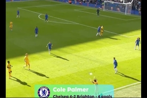 官方：帕尔默vs布莱顿大四喜获评英超赛季最佳个人表现奖