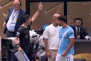 集邮+1马宁场边“训话”瓜迪奥拉，还曾向孙兴慜&C罗出过黄牌