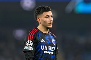 罗马诺：巴萨有意18岁哥本哈根边锋巴尔德吉，已进行直接谈判