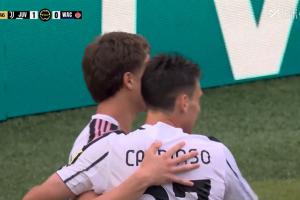 尤文梦幻开局！图拉姆&伊尔迪兹撞墙配合 伊尔迪兹小角度巧射破门