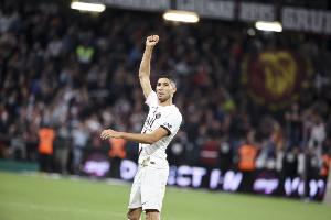 两射1正进1球，官方：阿什拉夫当选巴黎VS西雅图全场最佳球员