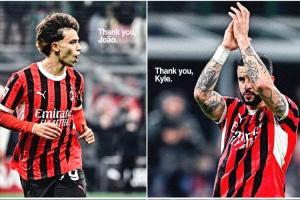 全部离队❌米兰本赛季花800万欧租菲利克斯等4将，均未选择买断