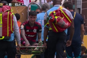 倒大霉弗拉门戈中场对拜仁伤退，第五跖骨骨折&将缺席2月