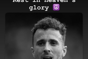 杰克逊发文悼念若塔：望你于天堂安息