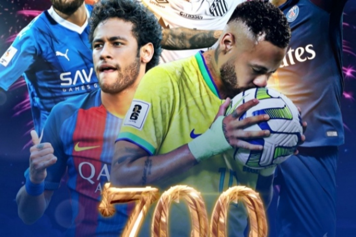 里程碑！33岁内马尔目前生涯443球257助，732场造700球！